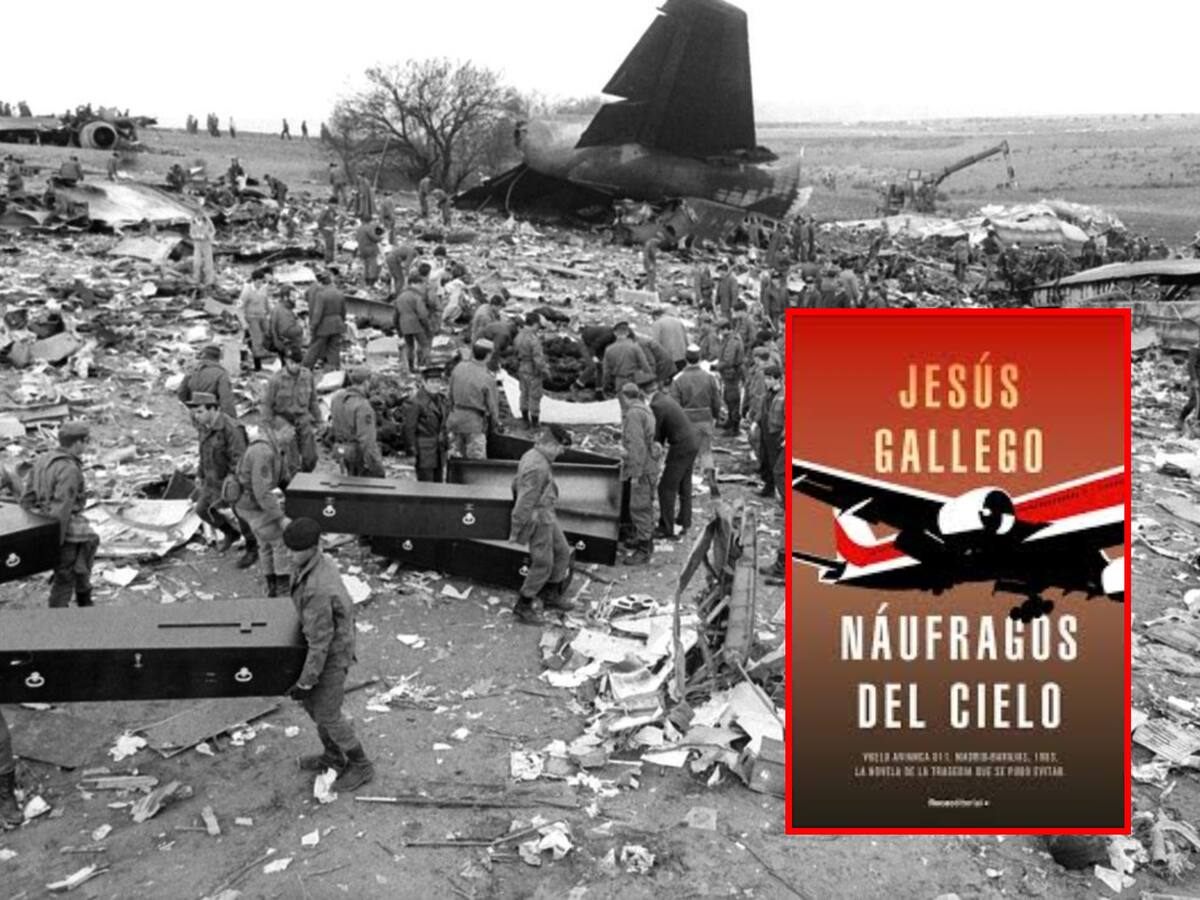 ‘Náufragos del cielo’, libro de Jesús Gallego que revela detalles del accidente de avión de Avianca