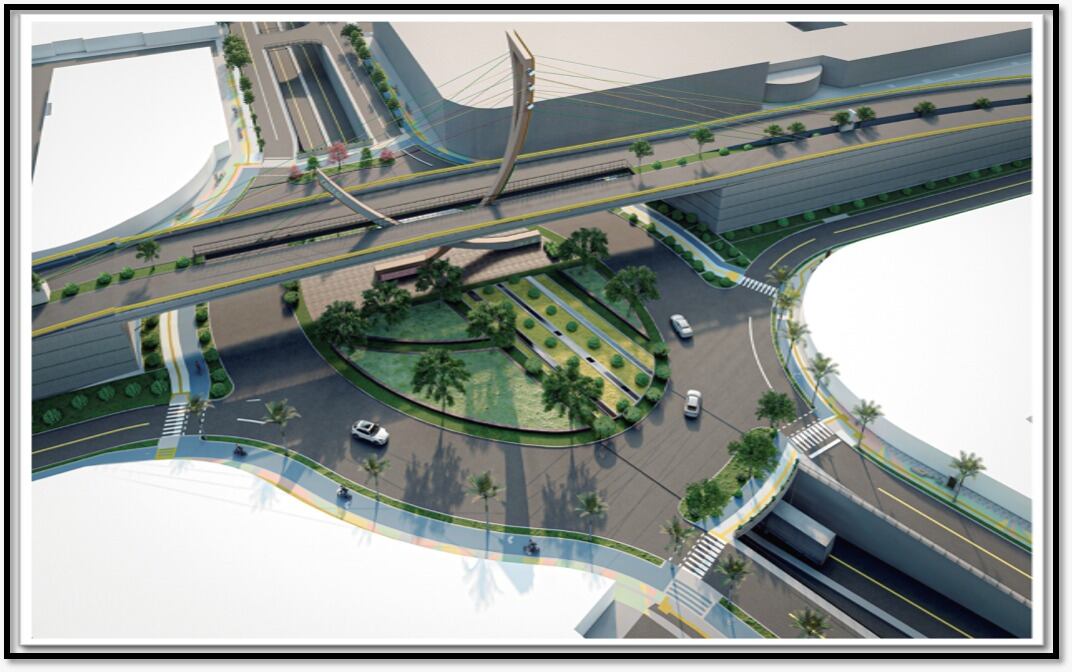 Diseño viaducto Calle 60 de Ibagué