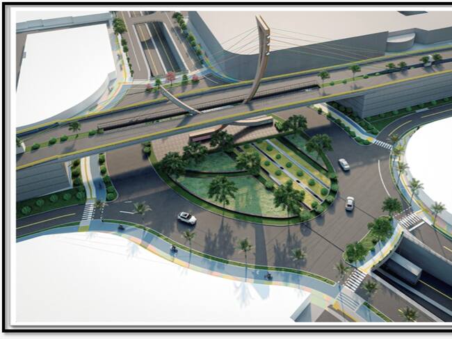 Diseño viaducto Calle 60 de Ibagué