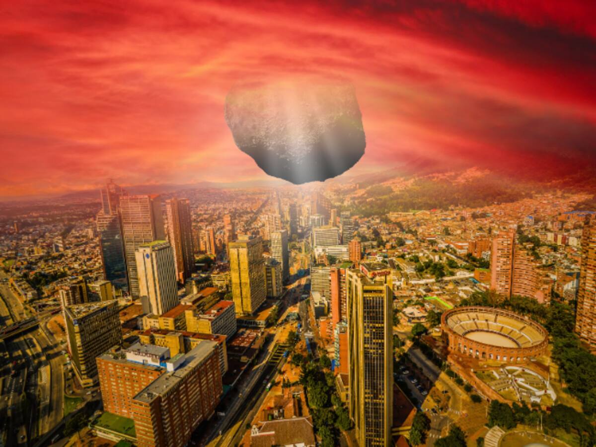 ¿Cómo sería el impacto del asteroide 2024 YR4 en Bogotá?, simulador revela escenario apocalíptico