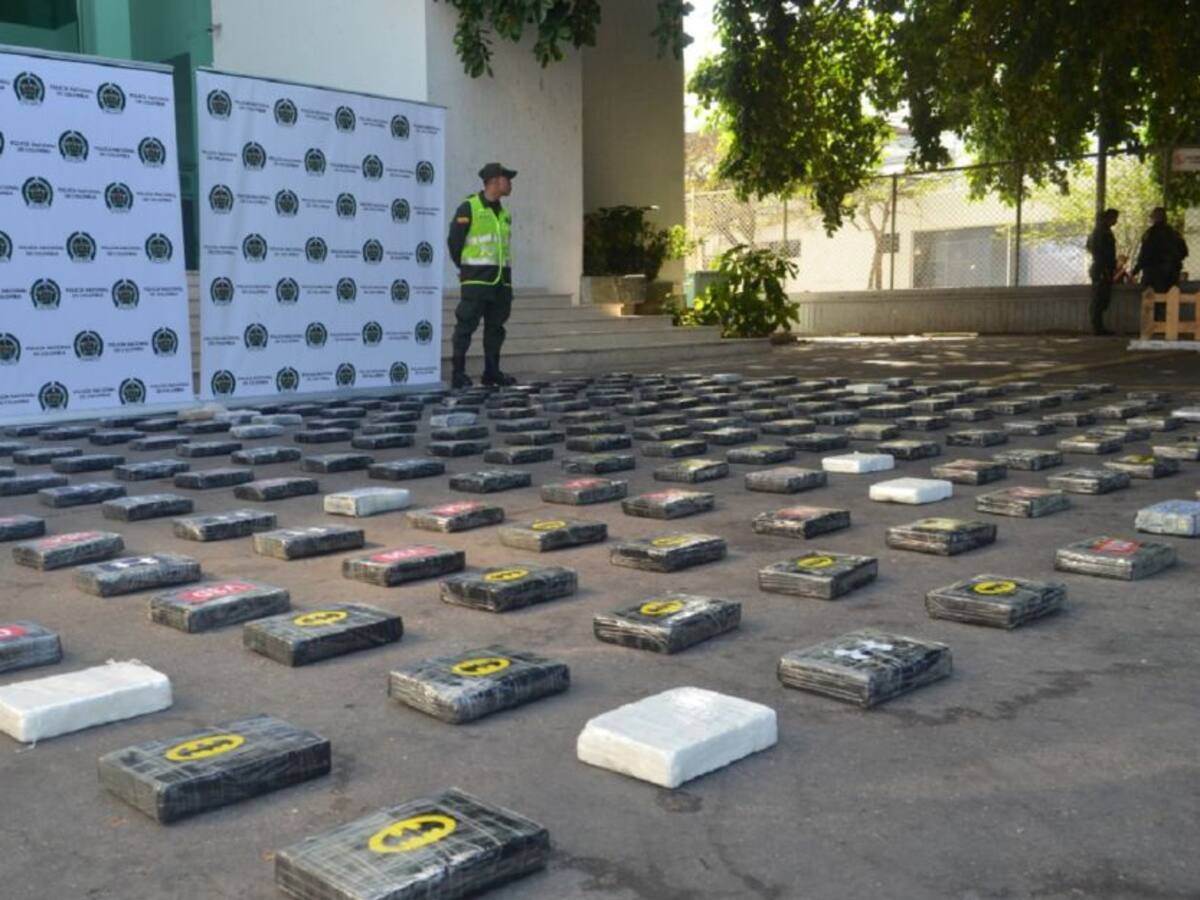 En Cartagena incautan 206 kilos de cocaína que iban a ser enviados a EEUU