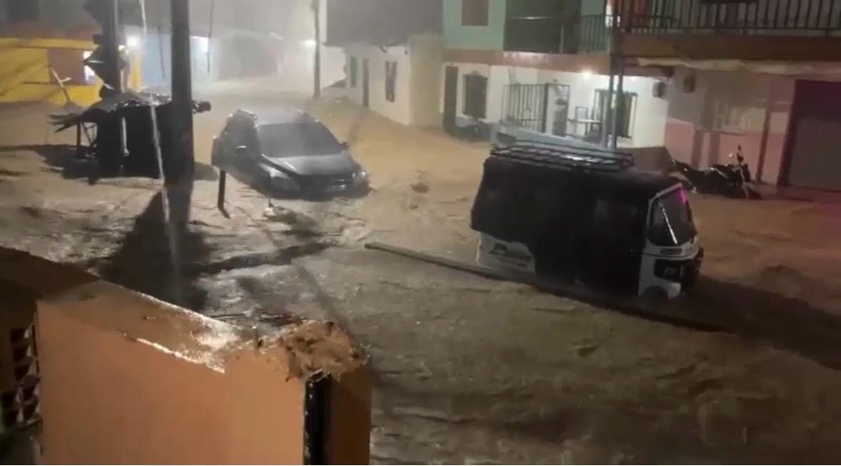 Inundaciones por lluvias en Segovia, Antioquia. Foto: Cortesía Alcaldía de Segovia