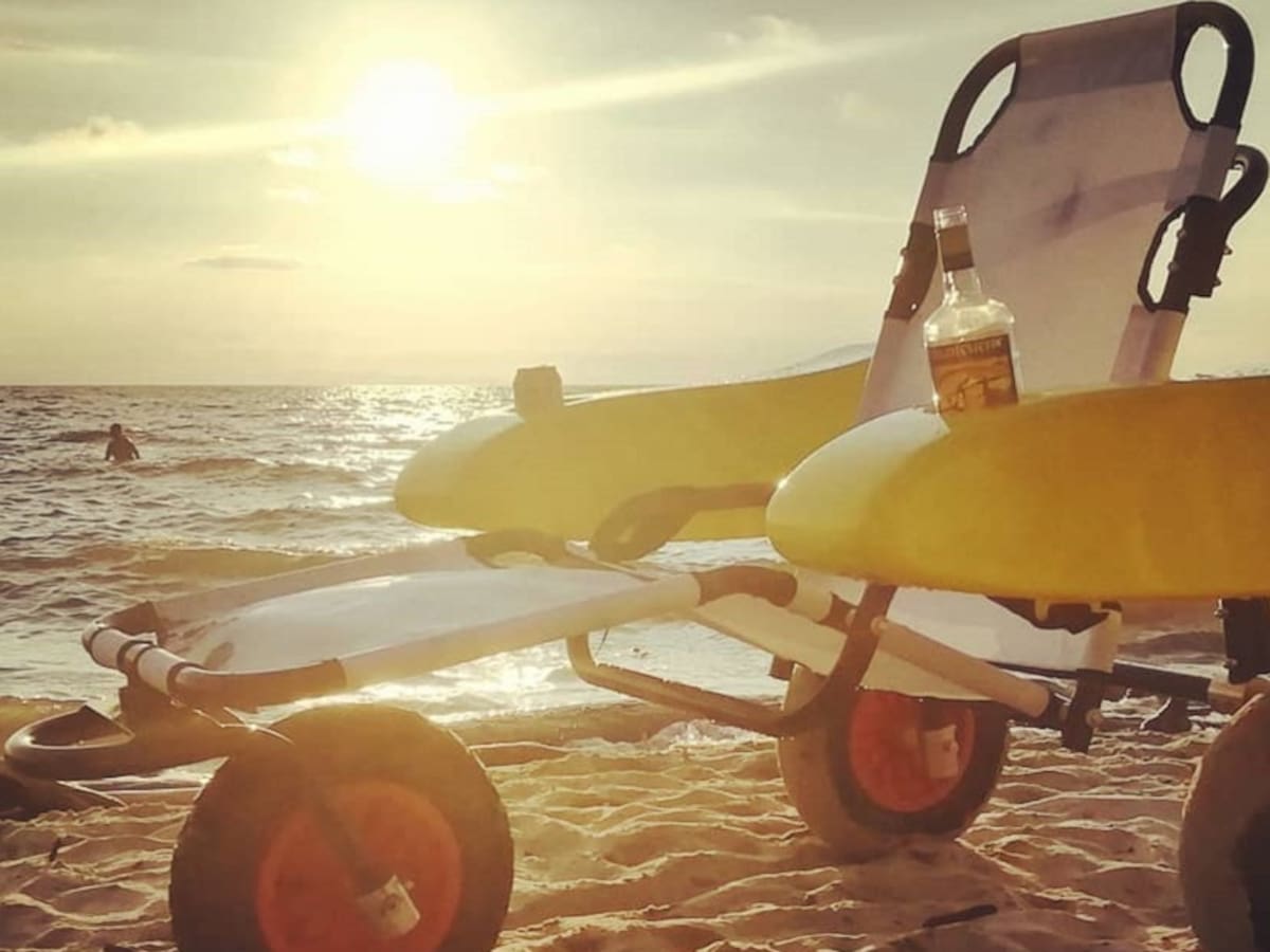 Ingeniero naval crea silla acuática para personas discapacitadas