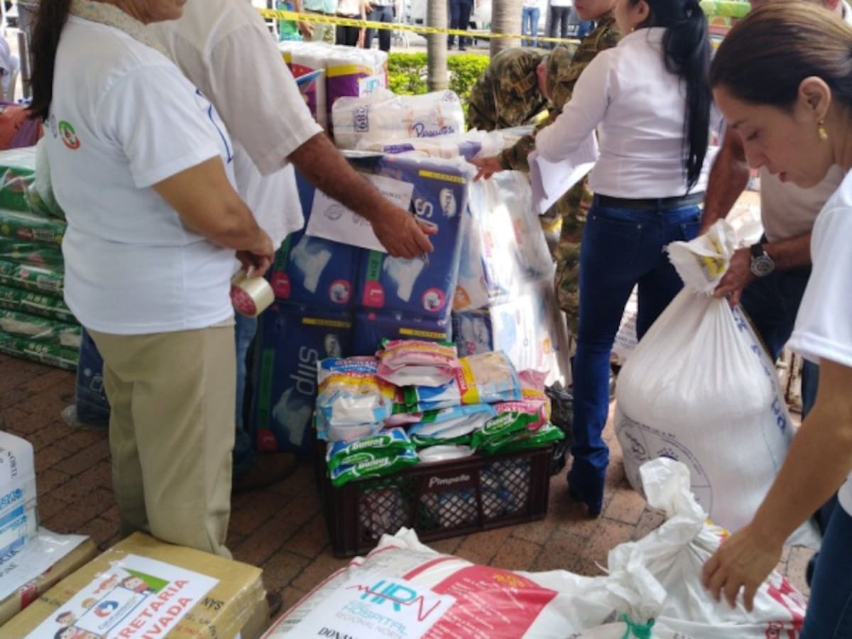En Santander se inicia recolección de ayudas para afectados por terremoto en Venezuela