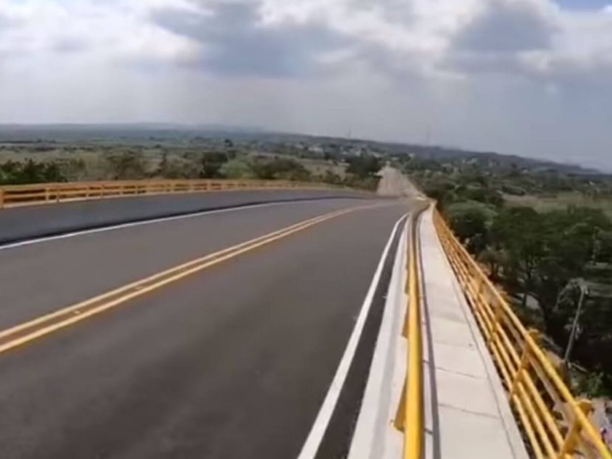 Todo listo para la inauguración del puente Catalino Parra en Bolívar