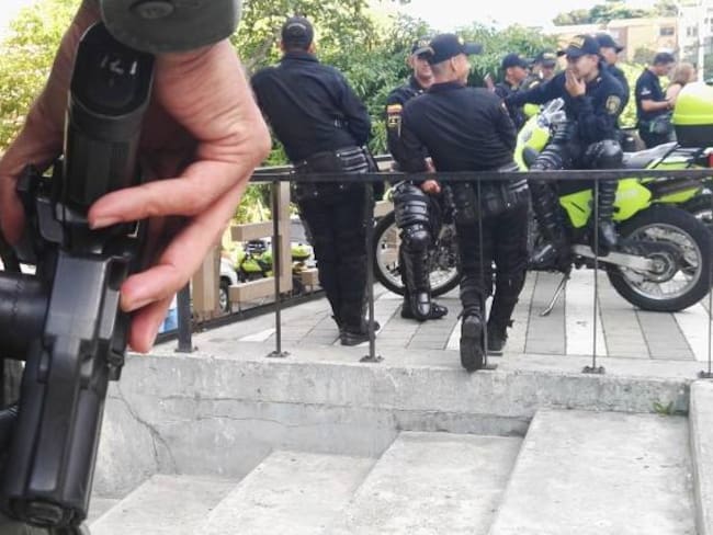 Tras asonada, la Policía refuerza la seguridad en Belén Altavista de Medellín