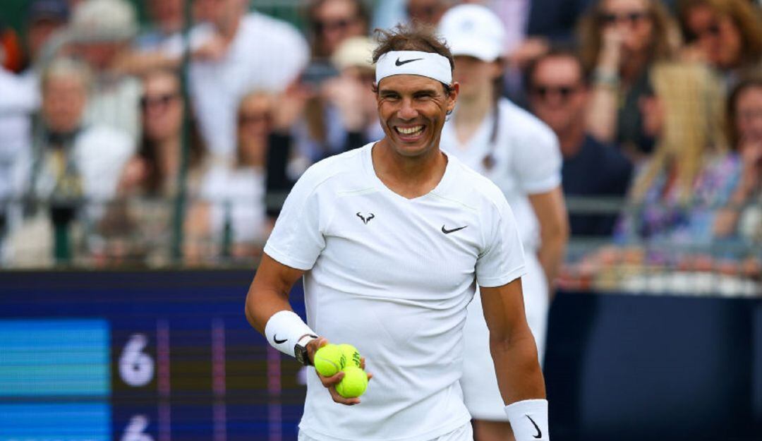 Rafael Nadal en torneos preparatorios a Wimbledon