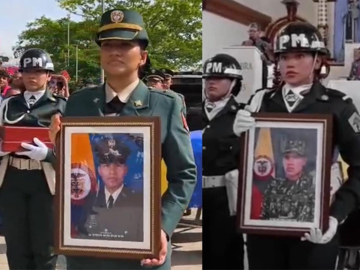 Despiden en el Tolima a dos primos militares fallecidos en el accidente aéreo de Putumayo