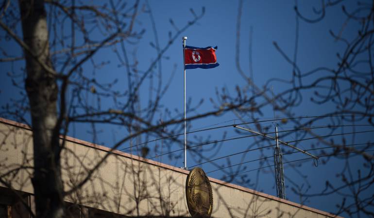 Bandera Corea del Norte