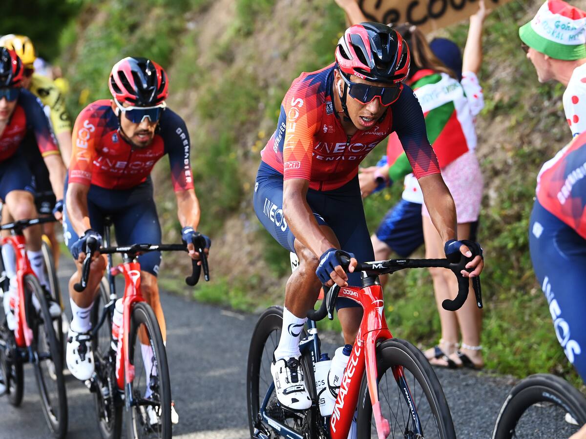 Egan Bernal escala posiciones después de la etapa 12: Así le fue a los colombianos