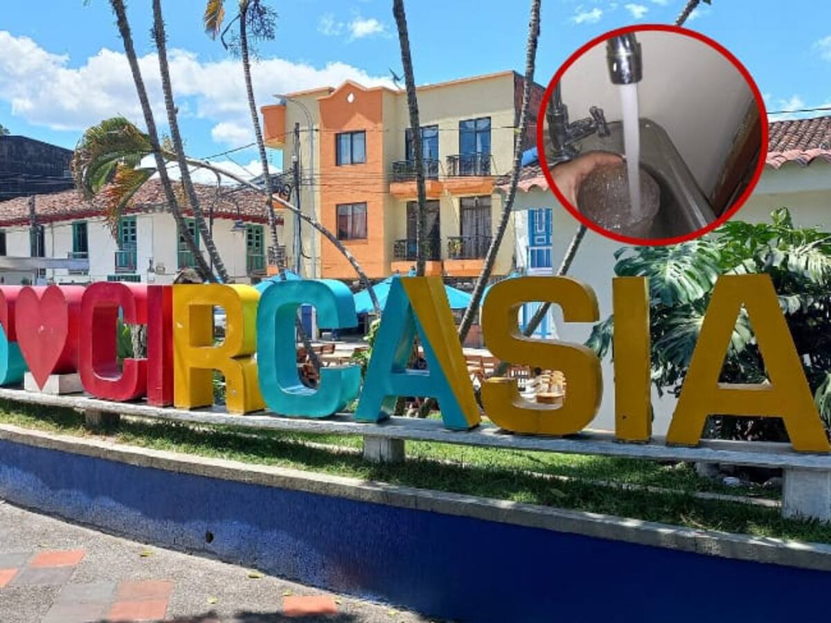 ¡Ojo! Habrá suspensión de agua por 24 horas para 30 mil habitantes en Circasia, Quindío