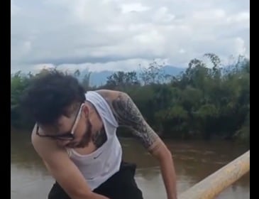 Hallan sin vida a hombre que se lanzó al río Cauca desde un puente en Tuluá, Valle