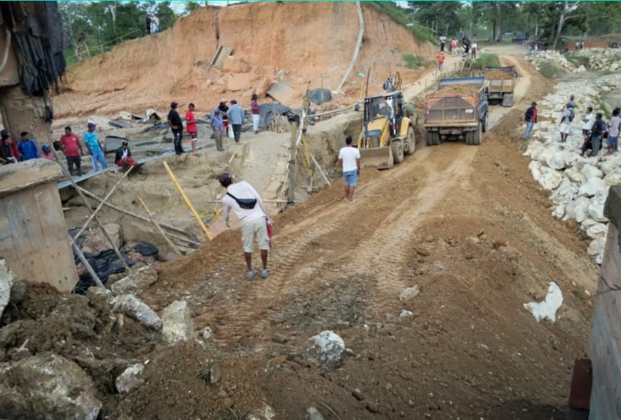 Puente sobre el río Mulatos en Necoclí. Foto: Invías.