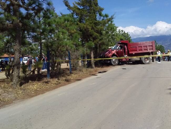Grave accidente en Villa de Leyva (Boyacá)