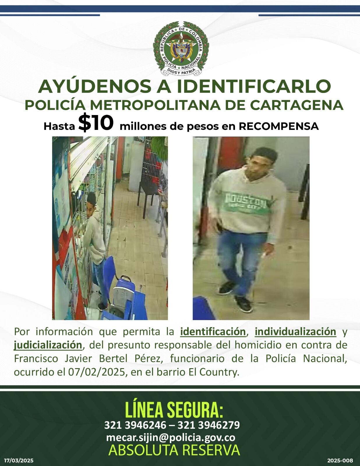 Policía Metropolitana de Cartagena