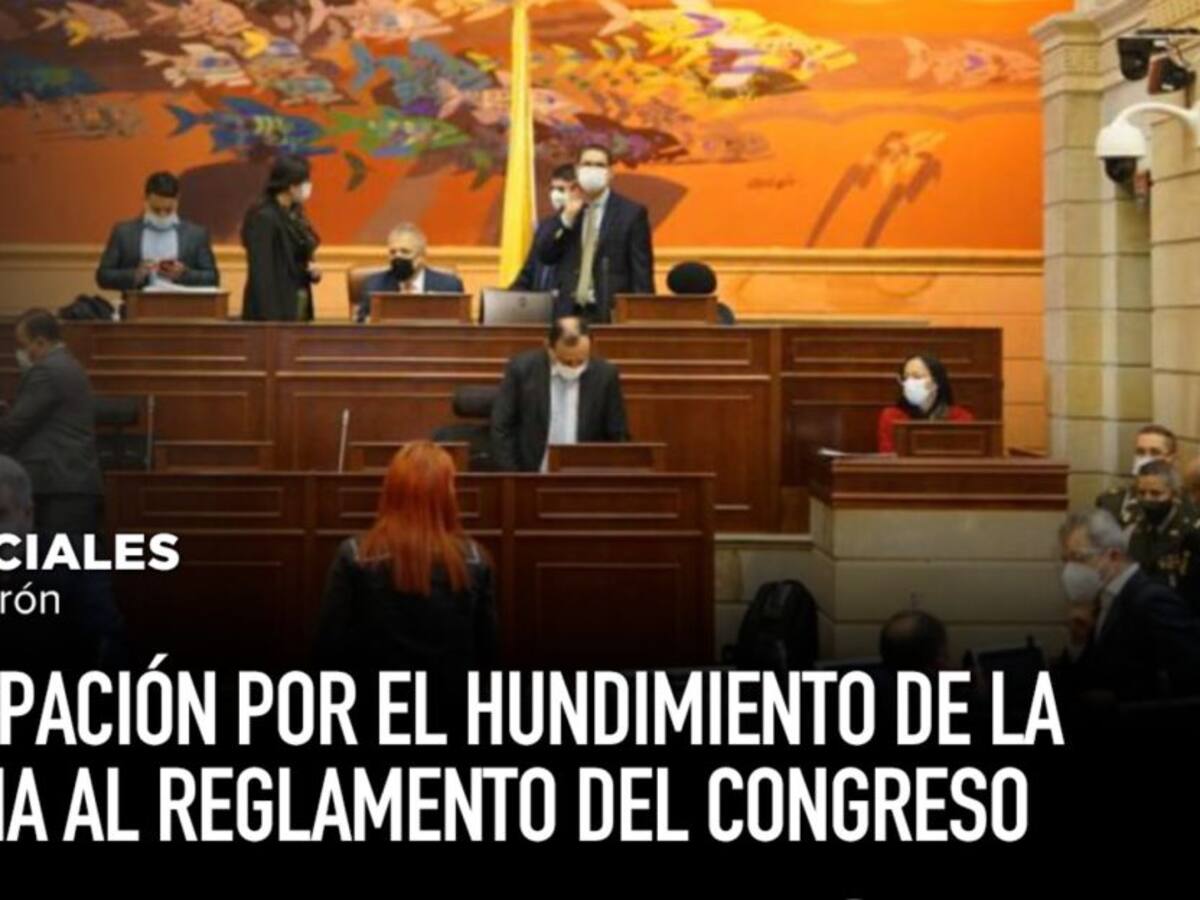 Preocupación por el hundimiento de la reforma al reglamento del Congreso