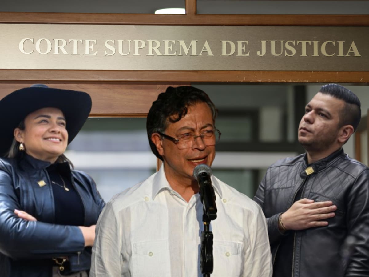 Petro asiste a diligencia en la Corte Suprema por denuncia contra Lina Garrido y Jota Pe Hernández