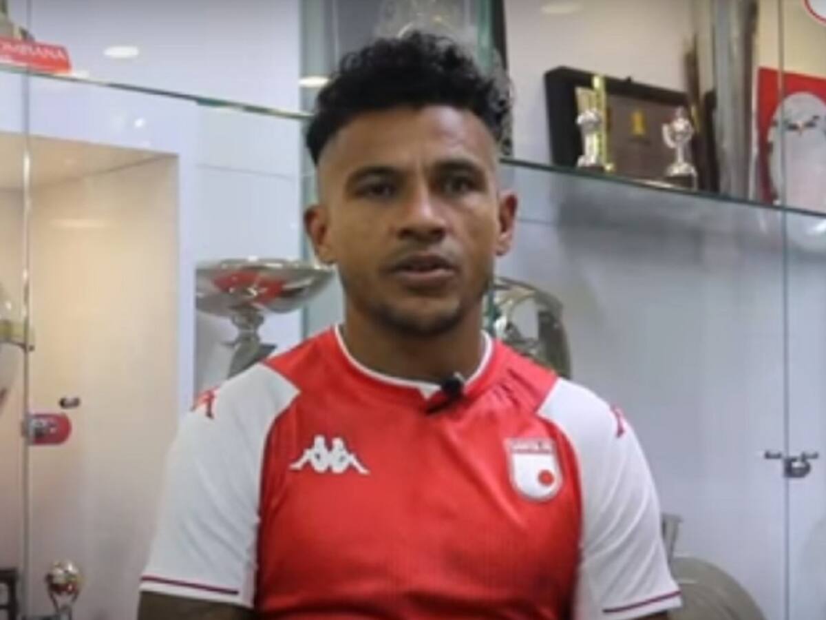 Morelo y la alegría por su regreso: "Santa Fe es el equipo que amo"