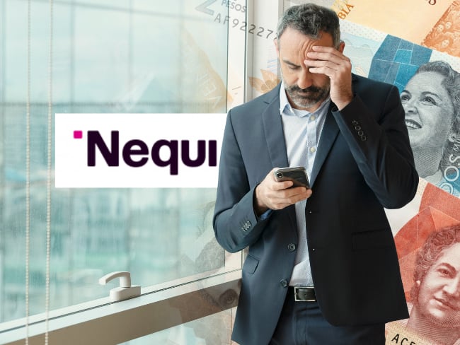 Nequi y dinero colombiano. Fotos: suministradas y Getty Images. 