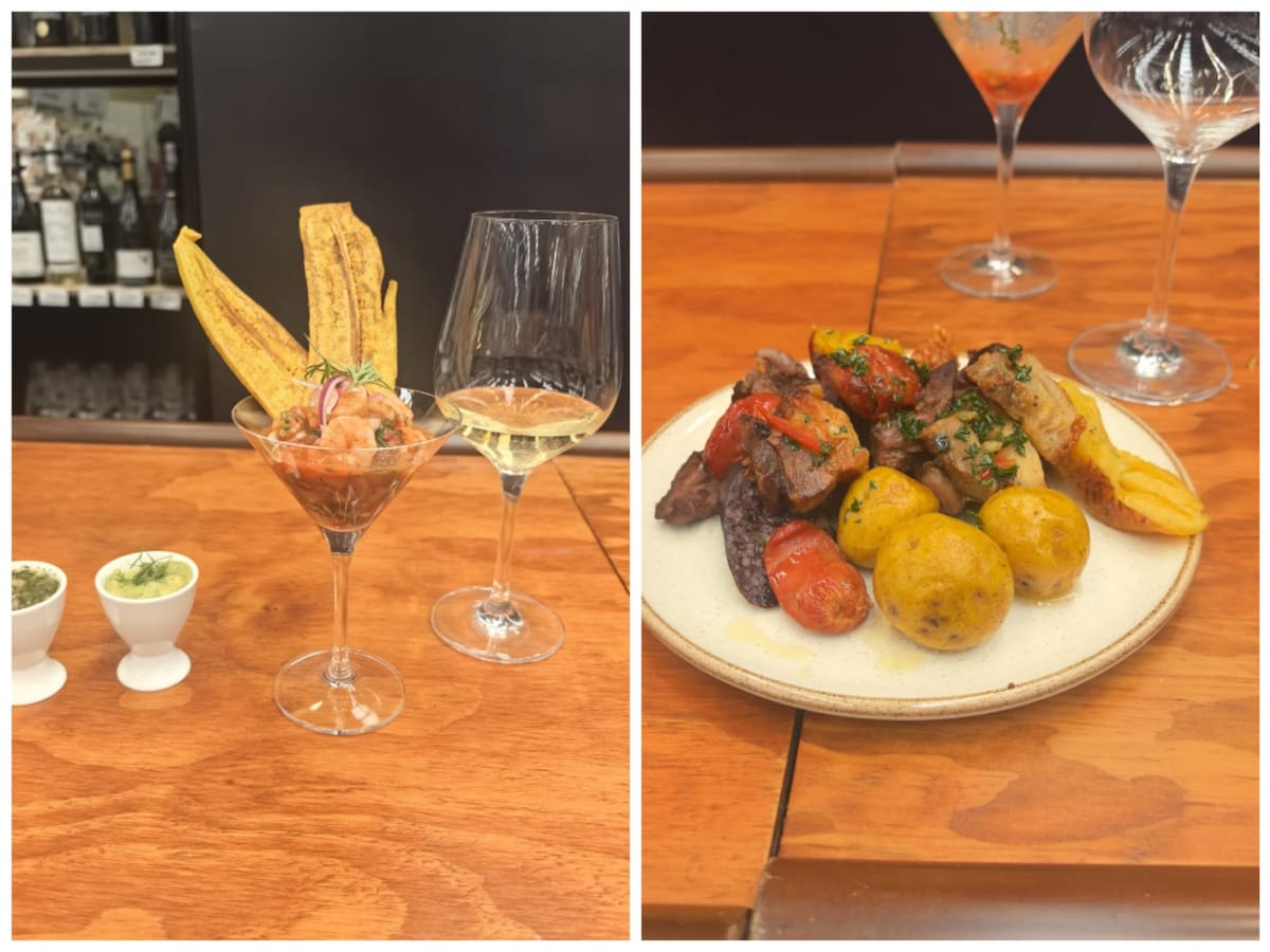 El vino va con todo, también con la gastronomía colombiana