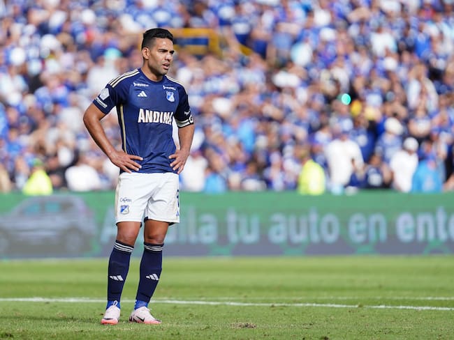 Radamel Falcao García, delantero de Millonarios. (Photo by Andres Rot/Getty Images)