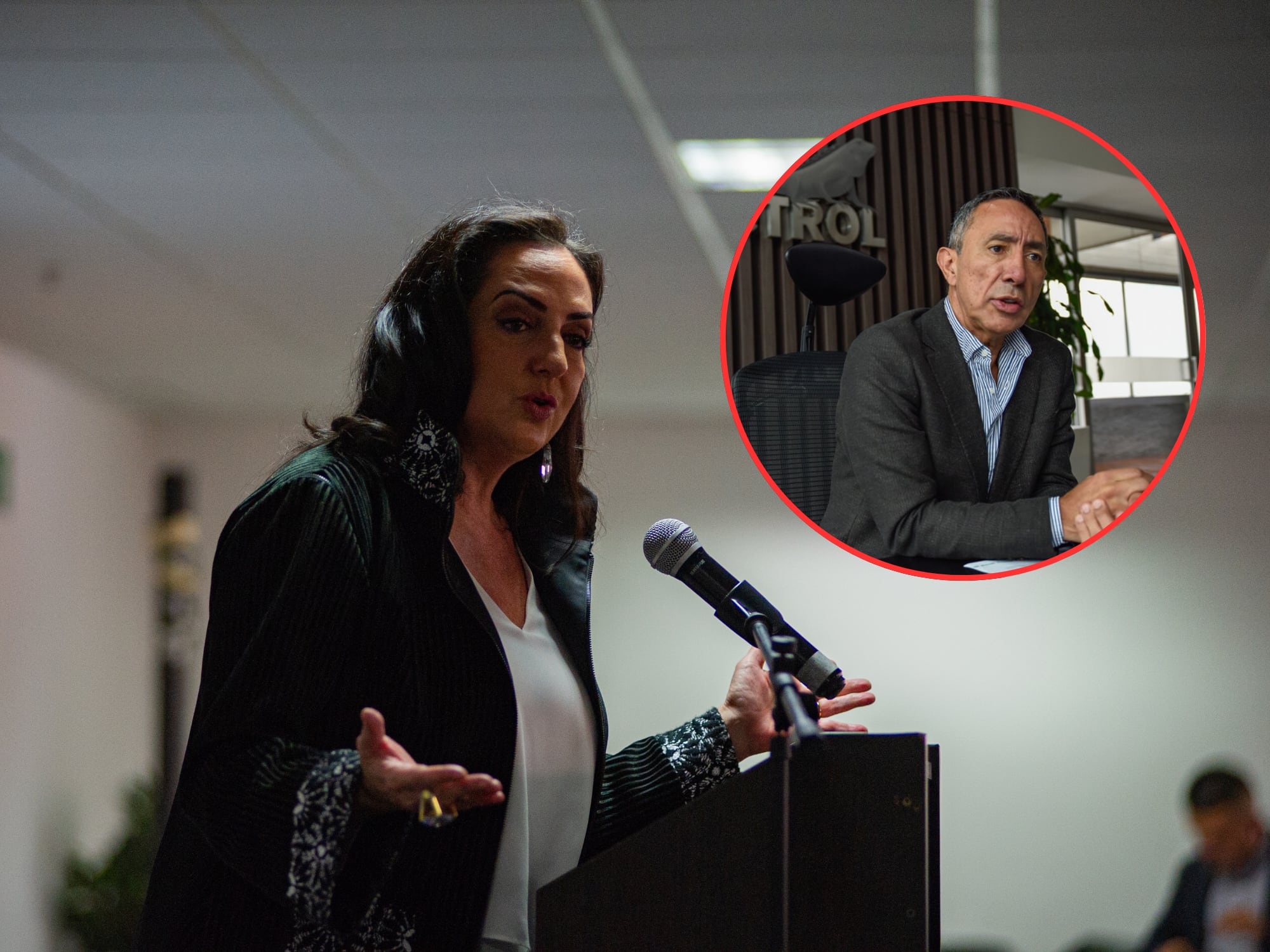 María Fernanda Cabal y Ricardo Roa. Fotos: Getty Images y Colprensa.