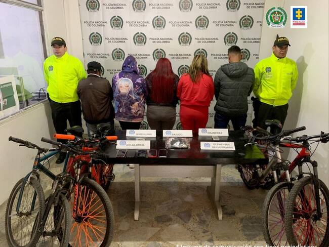 Capturan a ‘Los Rider’ / Cortesía: Fiscalía Seccional Boyacá