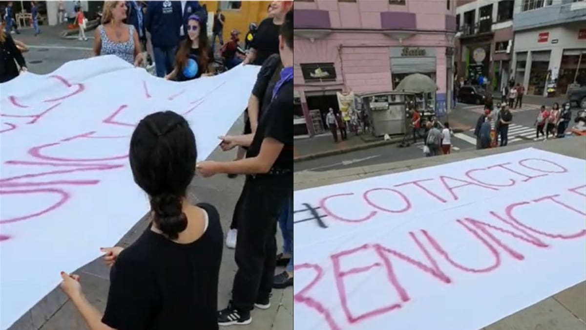 Con plantón piden renuncia de la secretaria de la Mujer y Equidad de Género