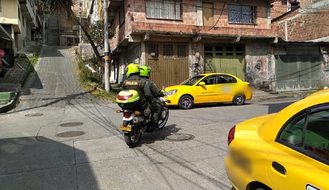 Foto: Enviada desde la Policía Metropolitana de Manizales.