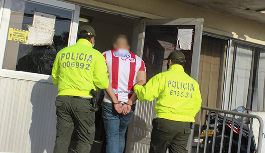 Profesor capturado. Cortesía: Dijín