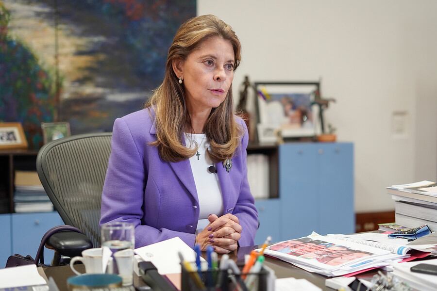 La vicepresidenta y canciller Marta Lucía Ramírez se refiere a las acciones adoptadas por su cartera para garantizar la transparencia electoral