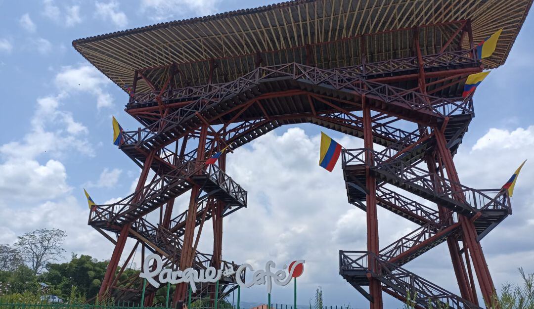 Torre del Parque del Café en Montenegro, Quindío