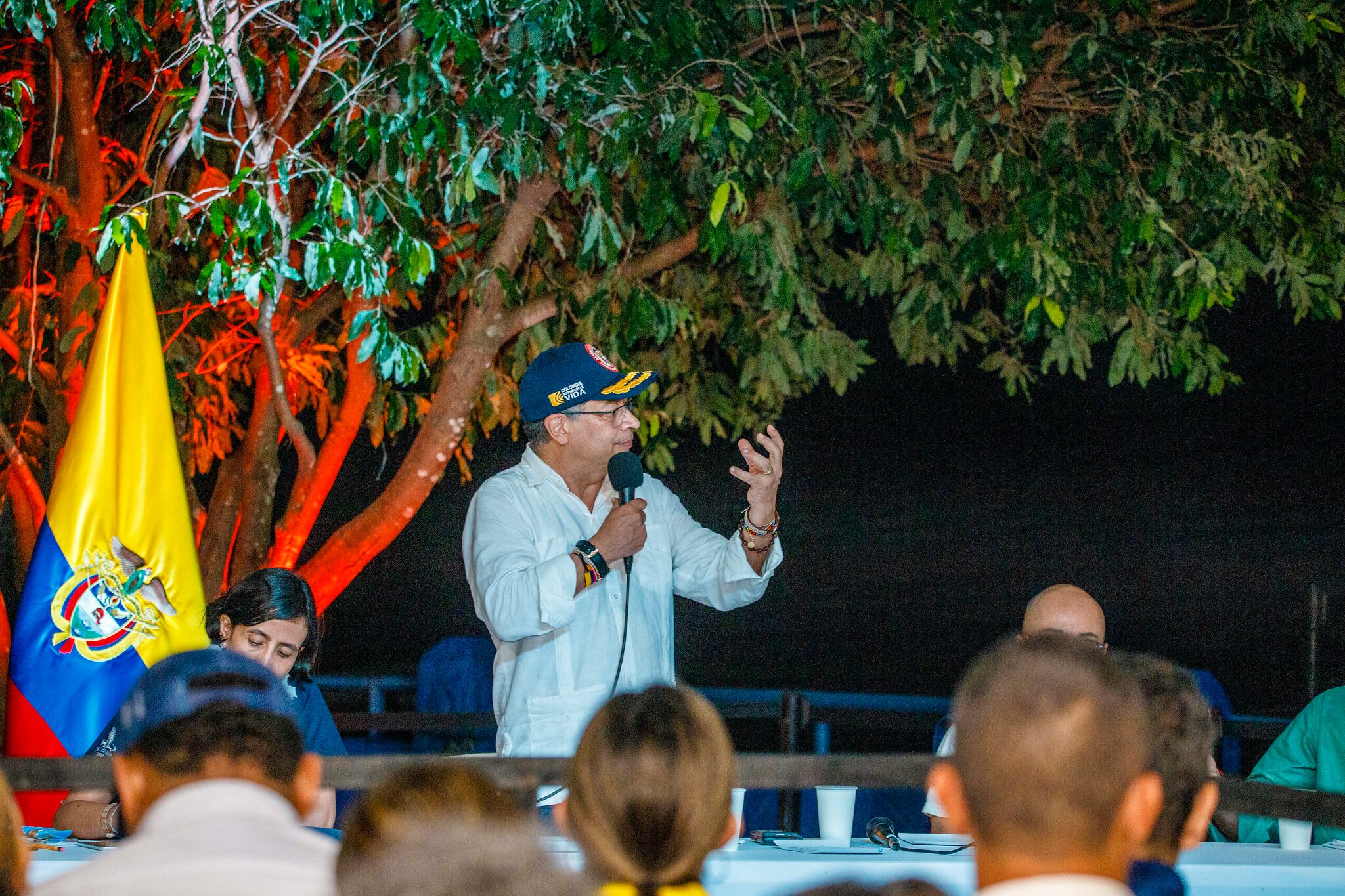 El presidente Gustavo Petro en Ayapel, Córdoba.