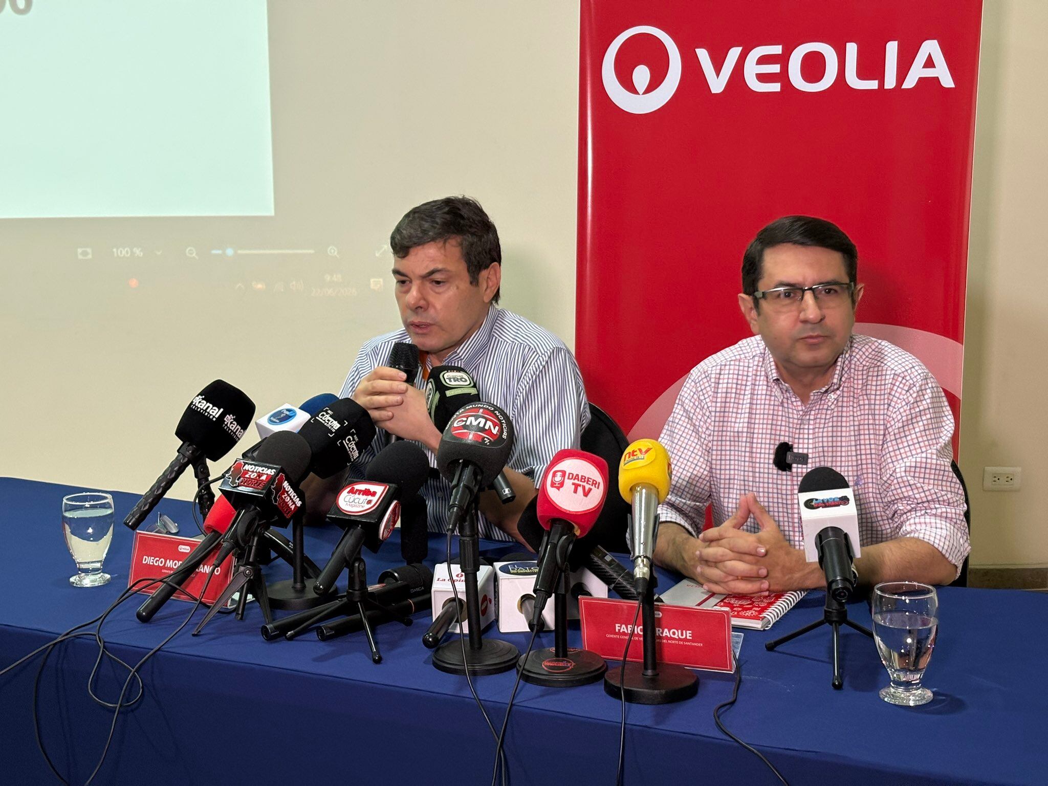 Veolia Aguas del Norte garantiza transición sin afectaciones en el servicio de agua en Cúcuta. / Foto: Jenny Márquez.