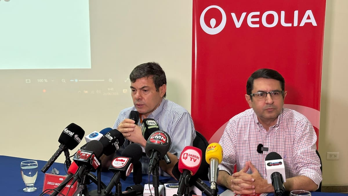 Arrancó operación de Veolia Aguas del Norte