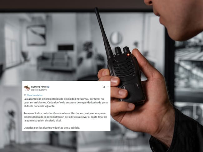 Tarifas de vigilancia subirán por ley y no por inflación, responde Fedeseguridad a Petro