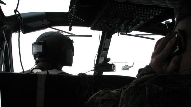 El Ejército confirmó que son 17 los militares desaparecidos en el helicóptero del cual se perdió el rastro en la tarde del domingo cerca de Mariquita, Tolima/ Imagen de referencia. Foto: Colprensa