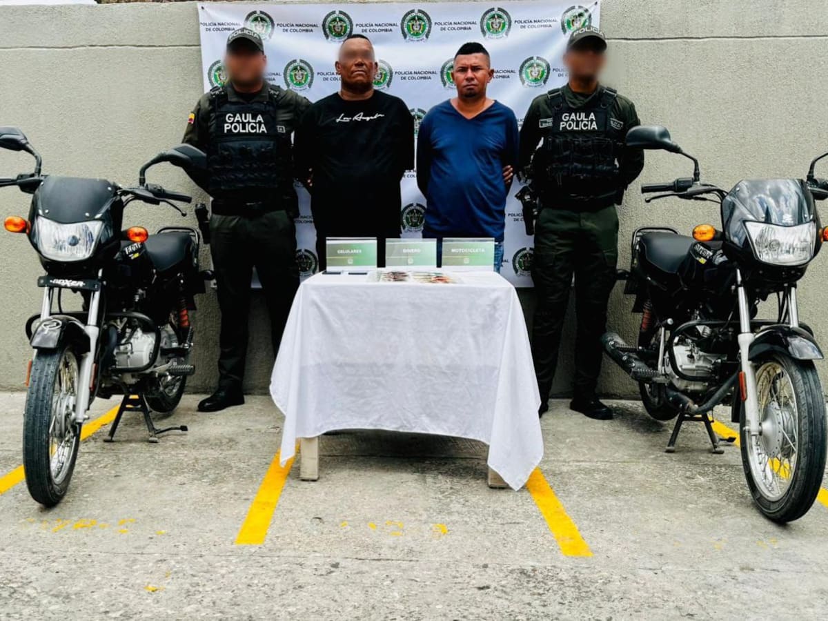 Caen presuntos extorsionistas en Sincelejo