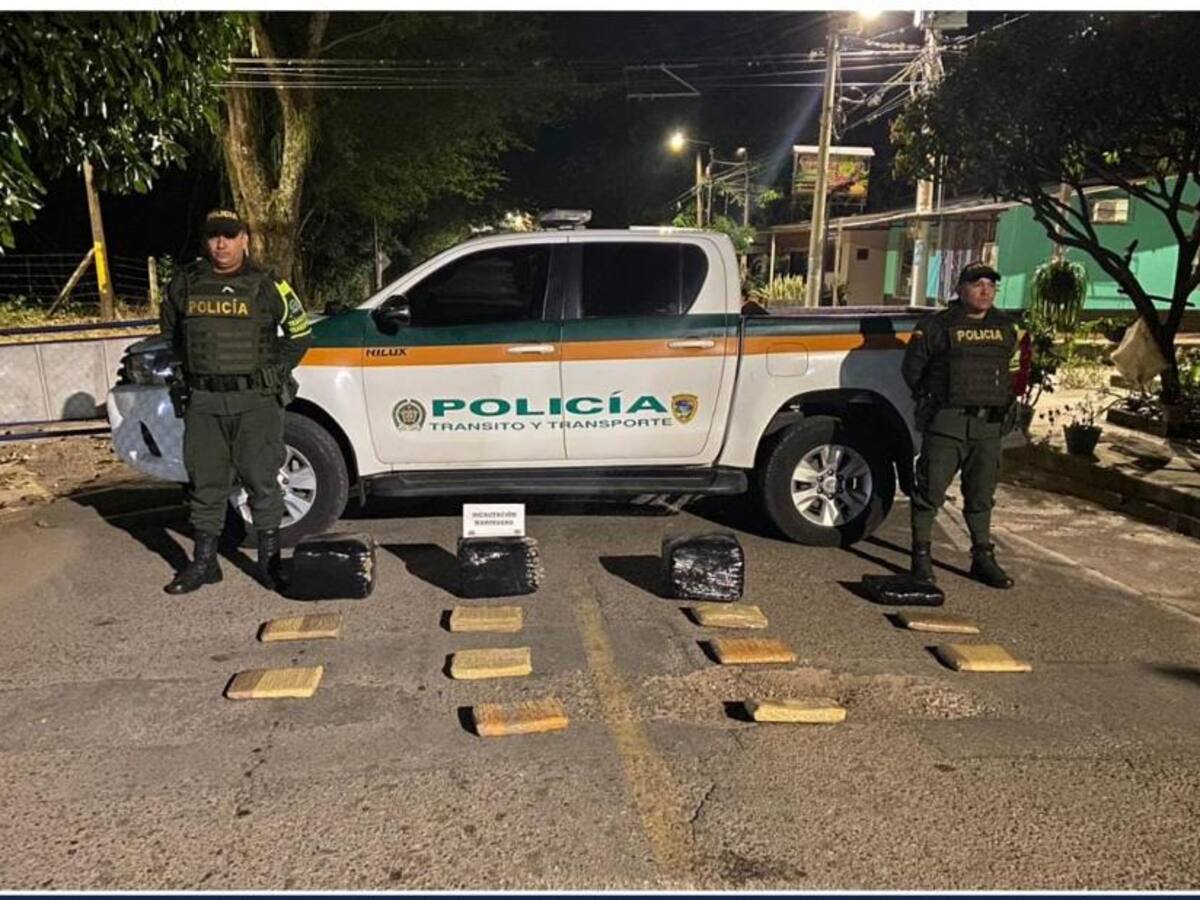 30 mil dosis de marihuana incautadas en el occidente del Huila