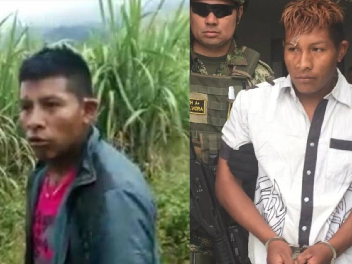 Indígena que amenazó a soldado con un machete cambió su “look” en Cauca