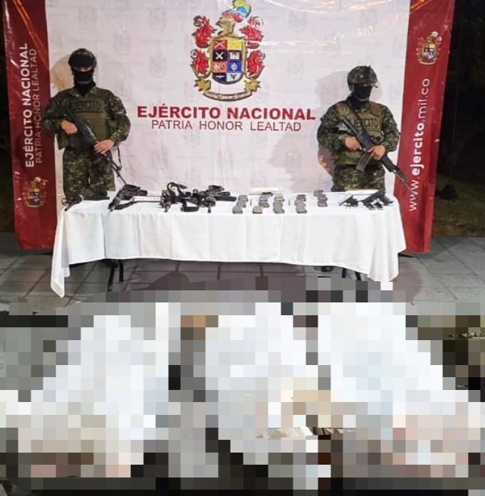 Guerrilleros de disidencias de las FARC dados de baja en combates en el centro del Valle del Cauca