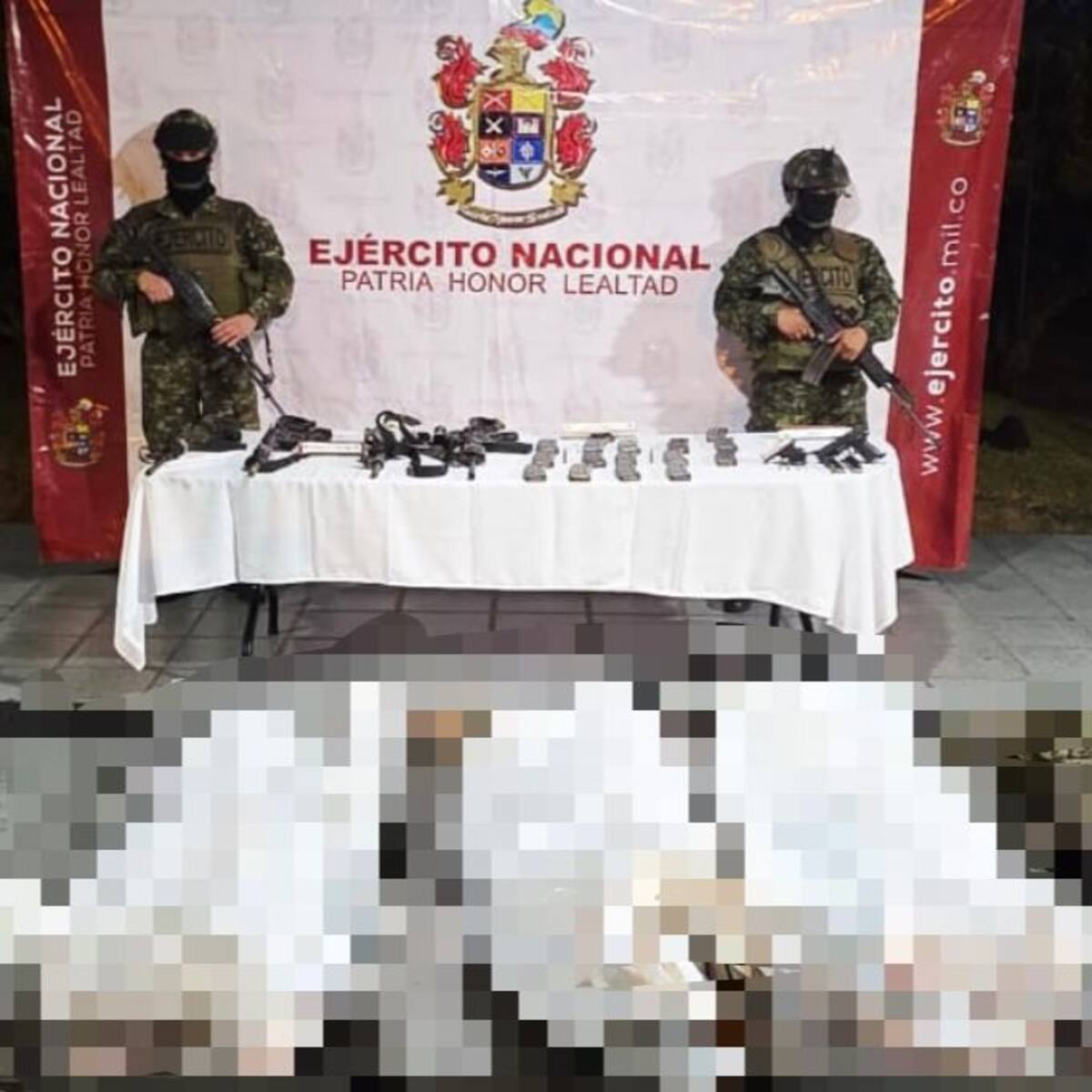 Guerrilleros de disidencias FARC dados de baja en combates en el centro del Valle