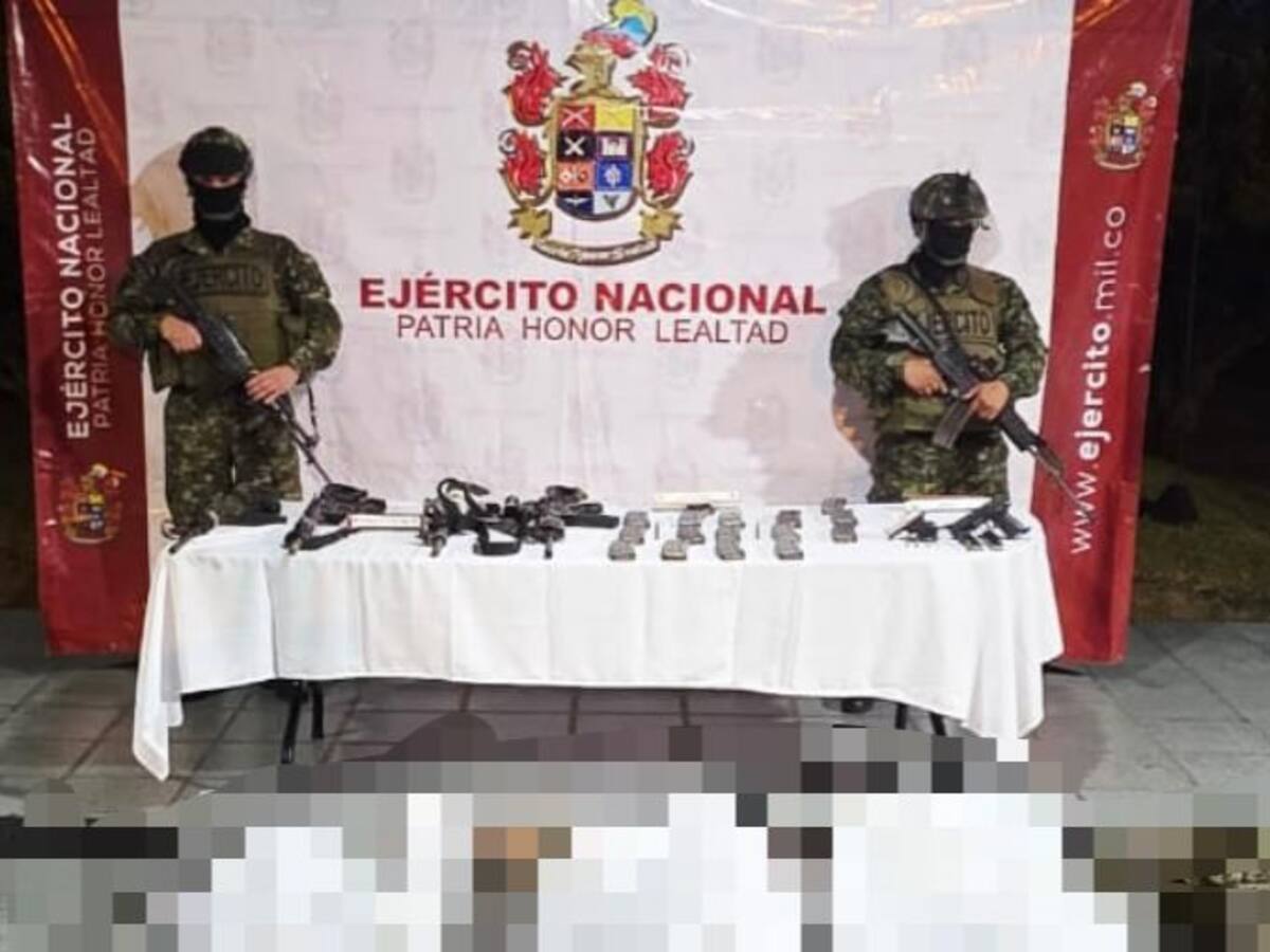 Guerrilleros de disidencias FARC dados de baja en combates en el centro del Valle