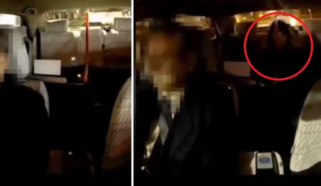 Captura de video - Fantasma en Taxi