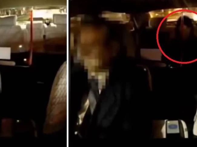 Captura de video - Fantasma en Taxi