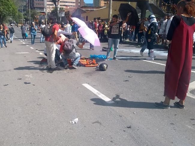 Murió el encapuchado herido durante los disturbios en U. de Antioquia