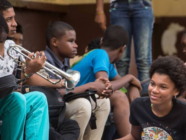 Estudiantes de música de viento