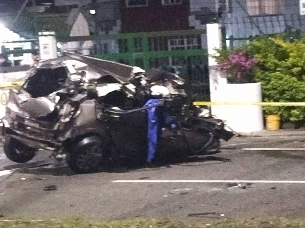 Trágico inicio de puente festivo en Calarcá, Quindío, dos muertos en accidente de tránsito