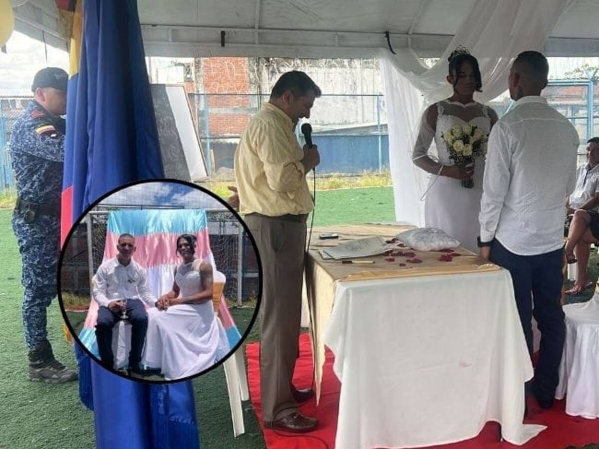 Histórico, primer matrimonio igualitario en una cárcel del Quindío