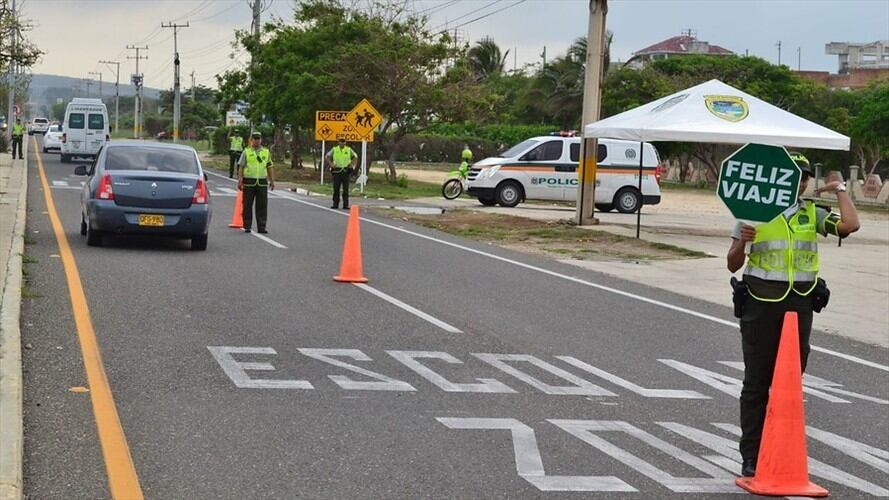 Policía en carreteras - Imagen de referencia. Foto: Colprensa